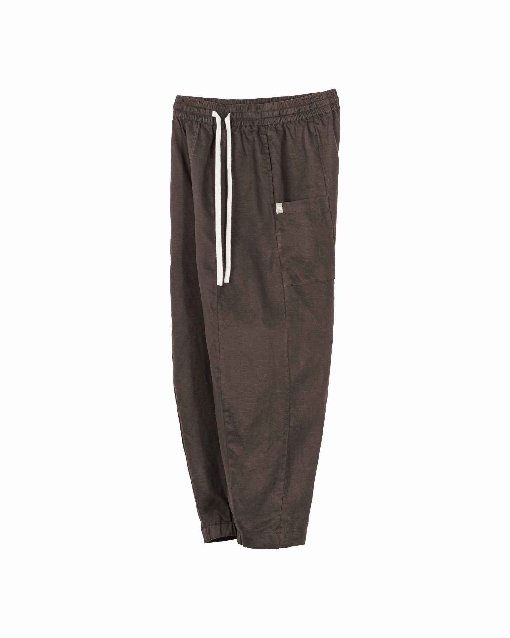 Journeyman Linen Pants - Brown - G R A Y E
