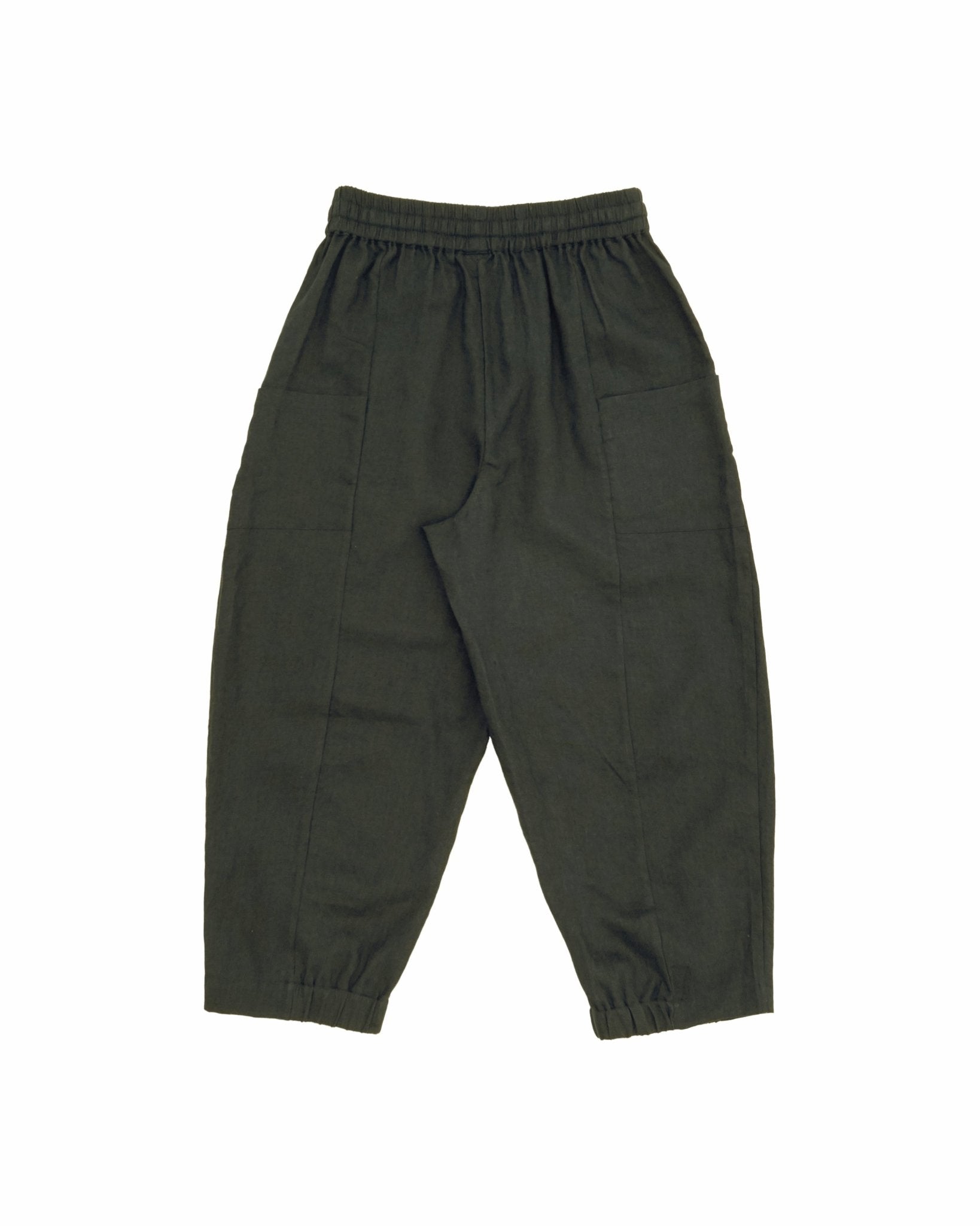 Journeyman Linen Pants - Olive Green - G R A Y E