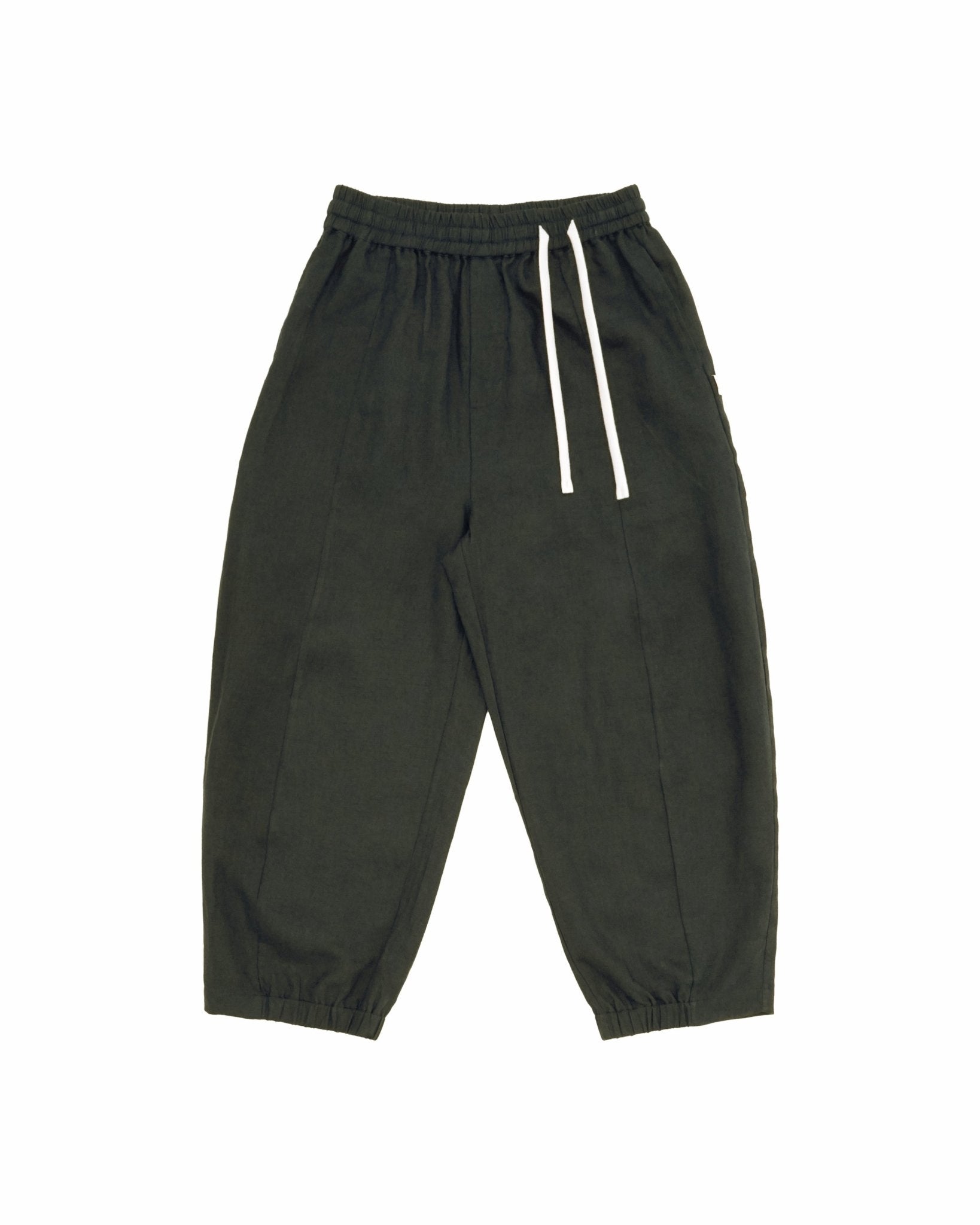 Journeyman Linen Pants - Olive Green - G R A Y E