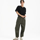 Journeyman Linen Pants - Olive - G R A Y E
