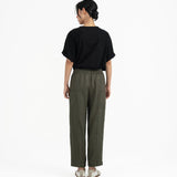 Journeyman Linen Pants - Olive - G R A Y E