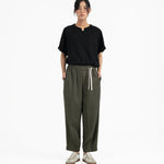 Journeyman Linen Pants - Olive - G R A Y E