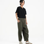 Journeyman Linen Pants - Olive - G R A Y E