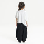 Kids Overgrown Tee - White - G R A Y E