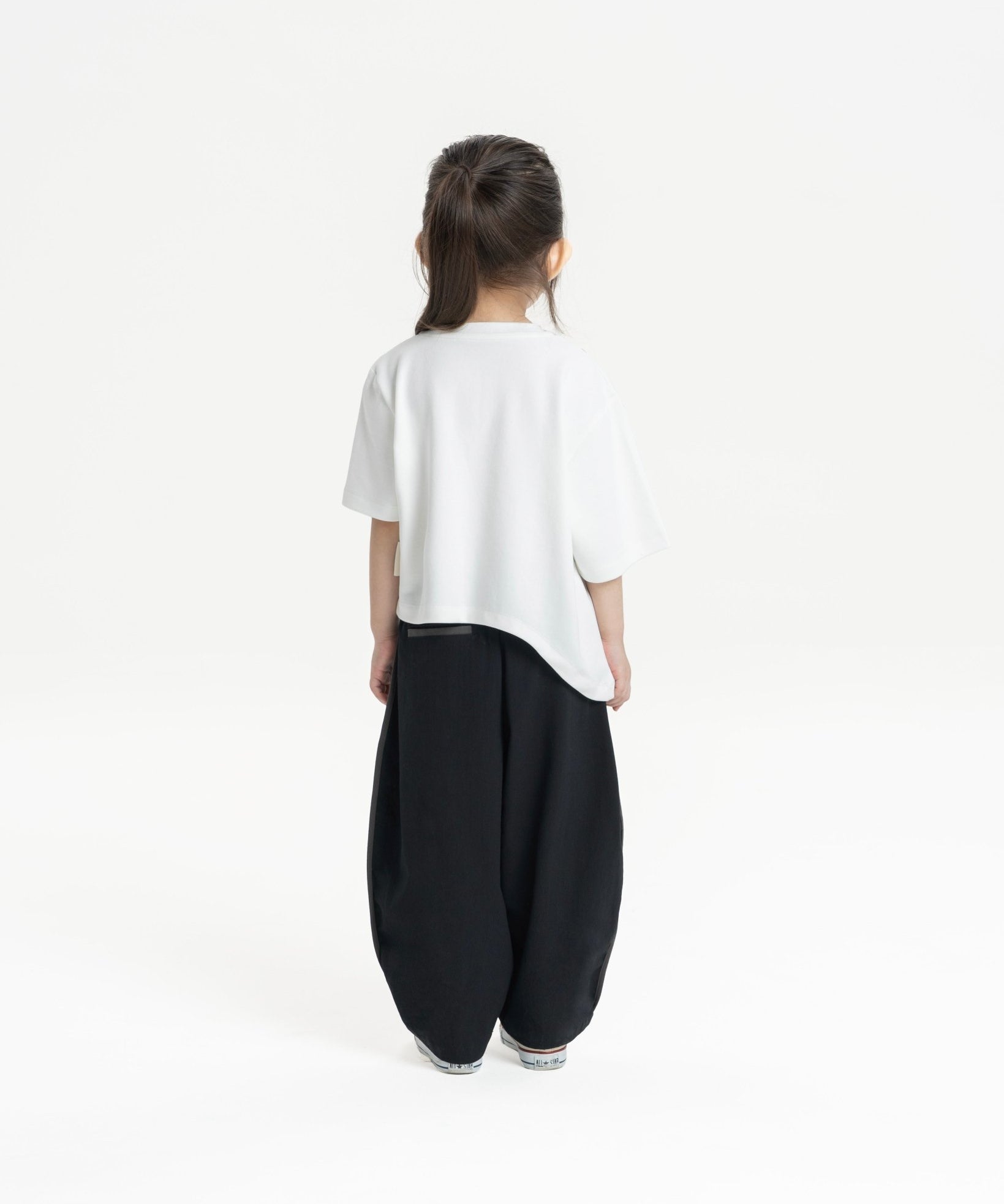 Kids Overgrown Tee - White - G R A Y E