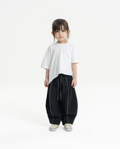 Kids Overgrown Tee - White - G R A Y E