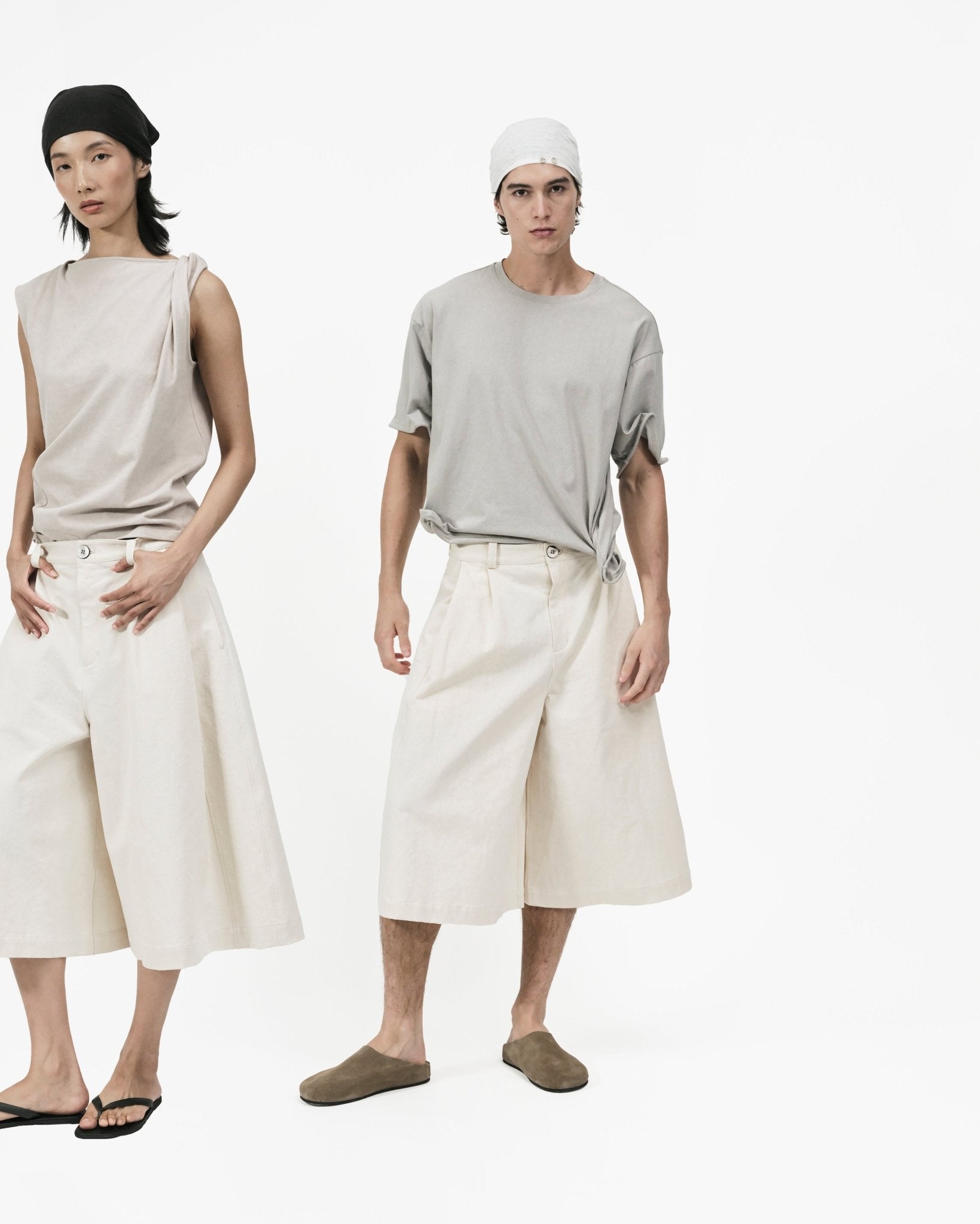 Knife Pleat Culottes - G R A Y E