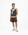 Layered Utility Shorts - G R A Y E