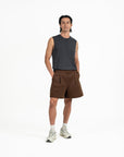 Layered Utility Shorts - G R A Y E