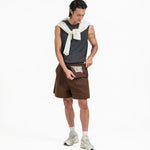 Layered Utility Shorts - G R A Y E