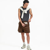 Layered Utility Shorts - G R A Y E