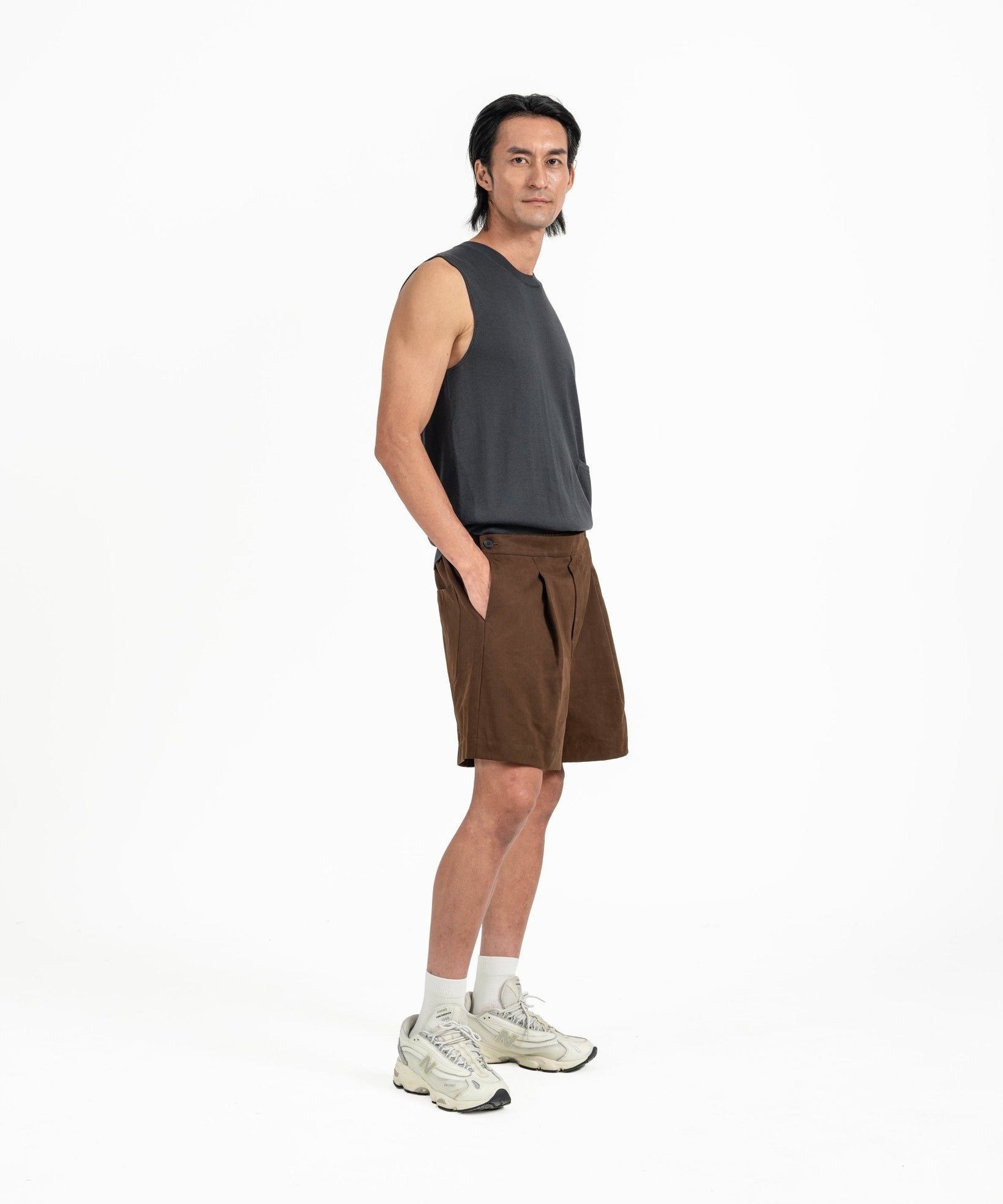 Layered Utility Shorts - G R A Y E