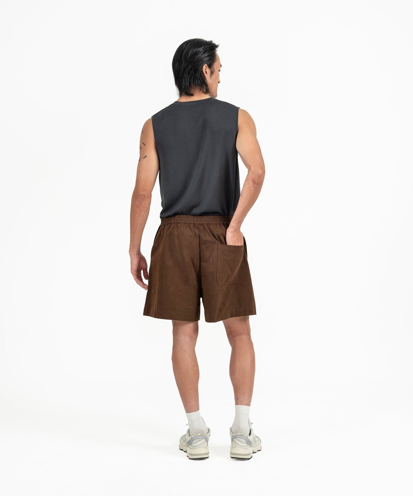 Layered Utility Shorts - G R A Y E
