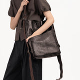 Leather Morph Sling - Espresso - G R A Y E
