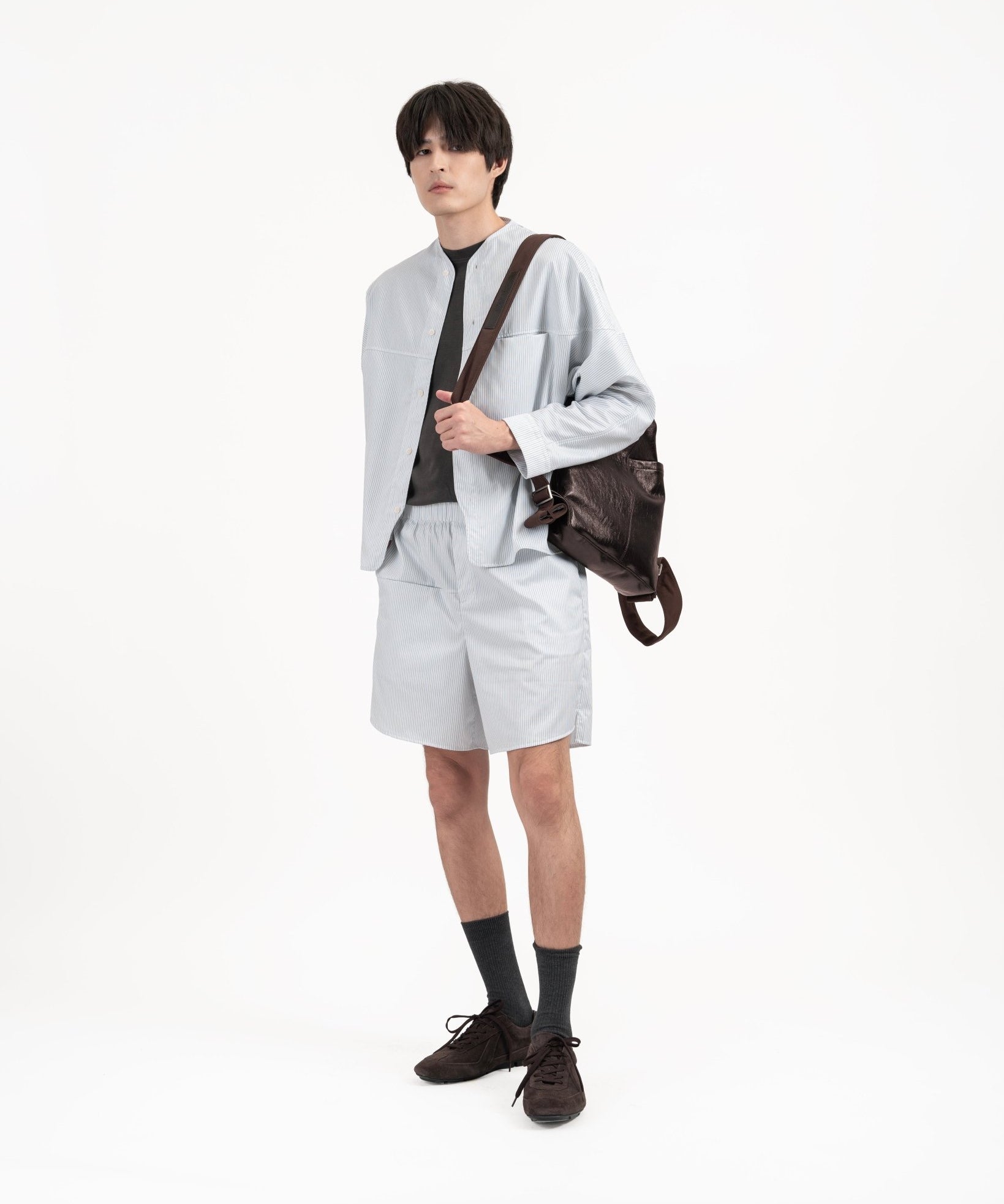 Leather Morph Sling - Espresso - G R A Y E