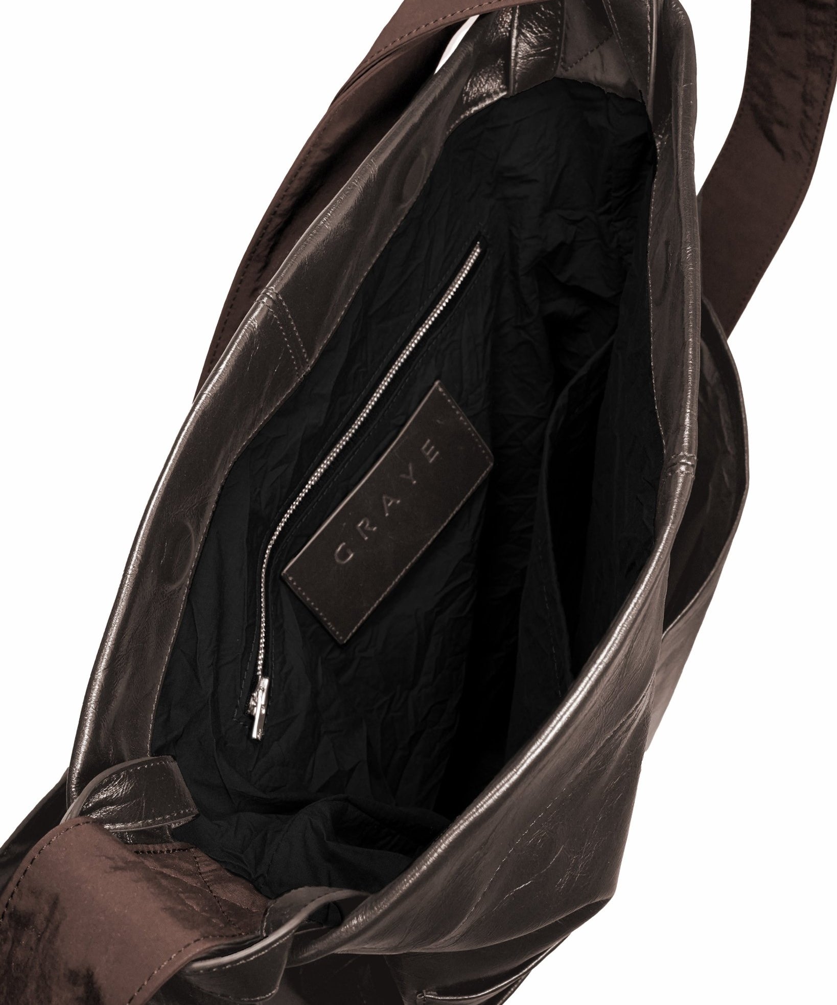 Leather Morph Sling - Espresso - G R A Y E