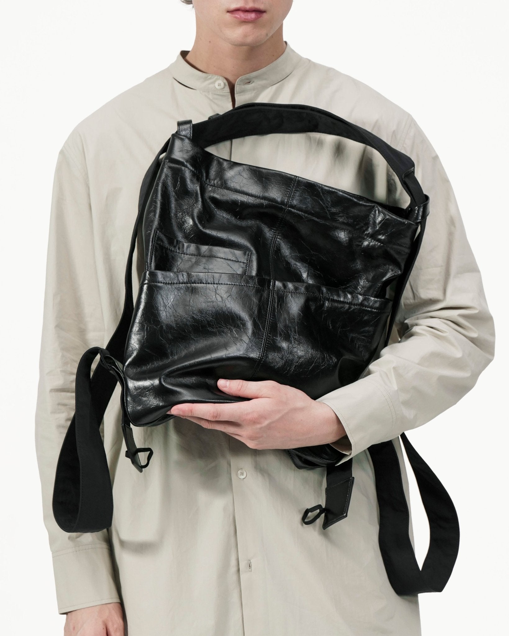 Leather Morph Sling - G R A Y E