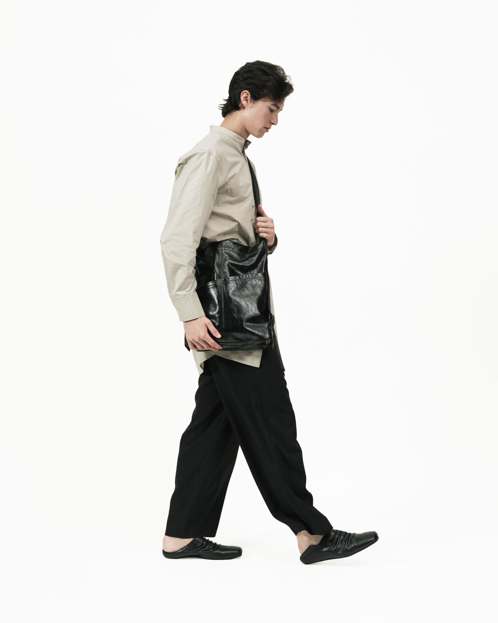 Leather Morph Sling - G R A Y E