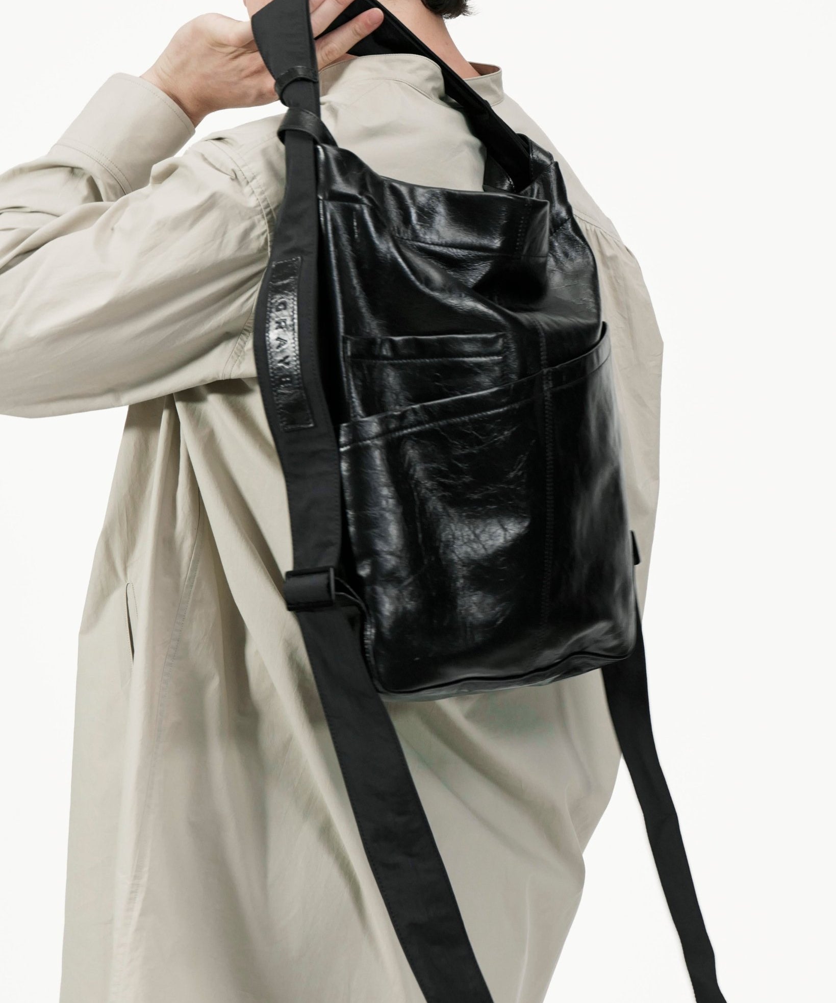 Leather Morph Sling - G R A Y E