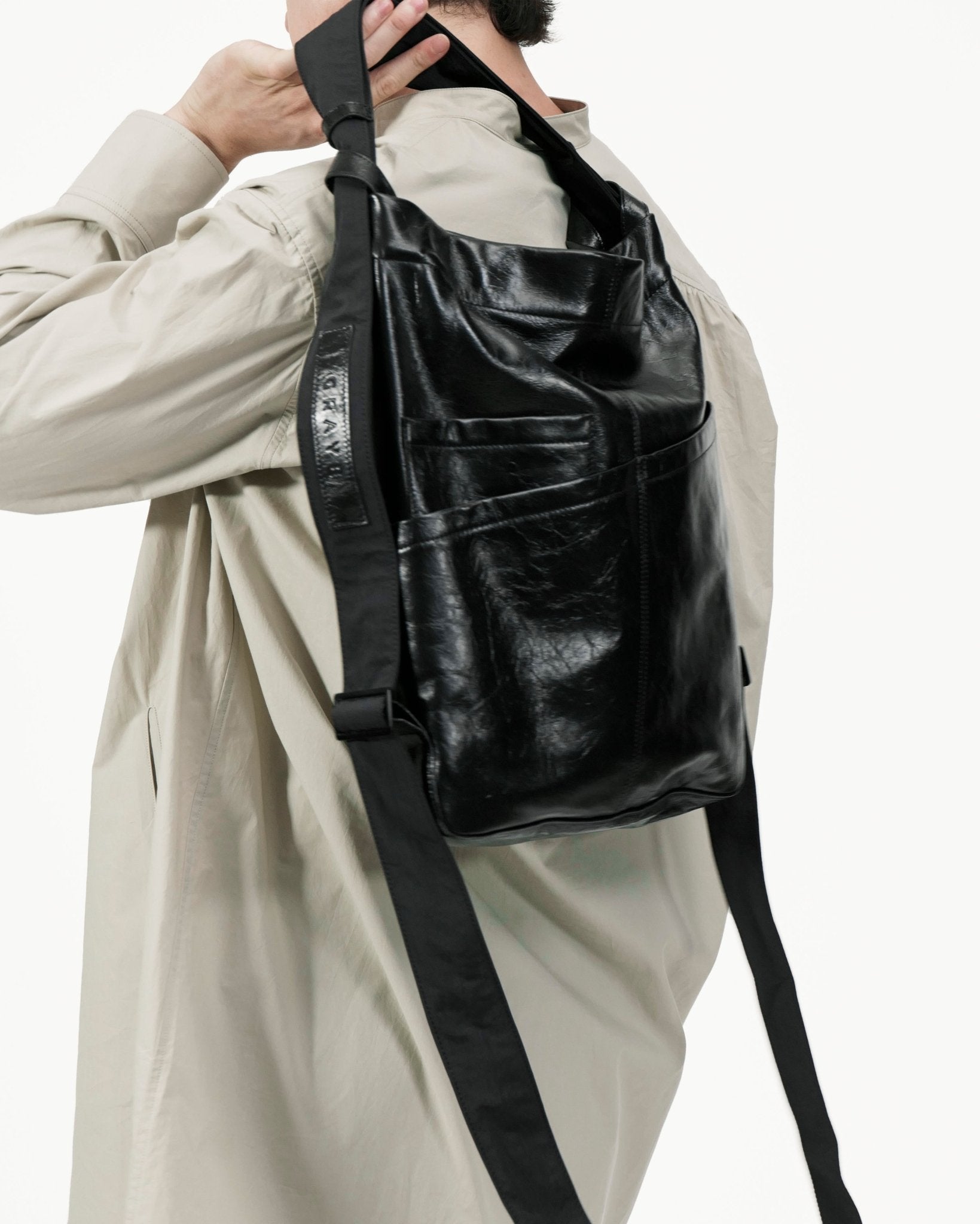 Leather Morph Sling - G R A Y E