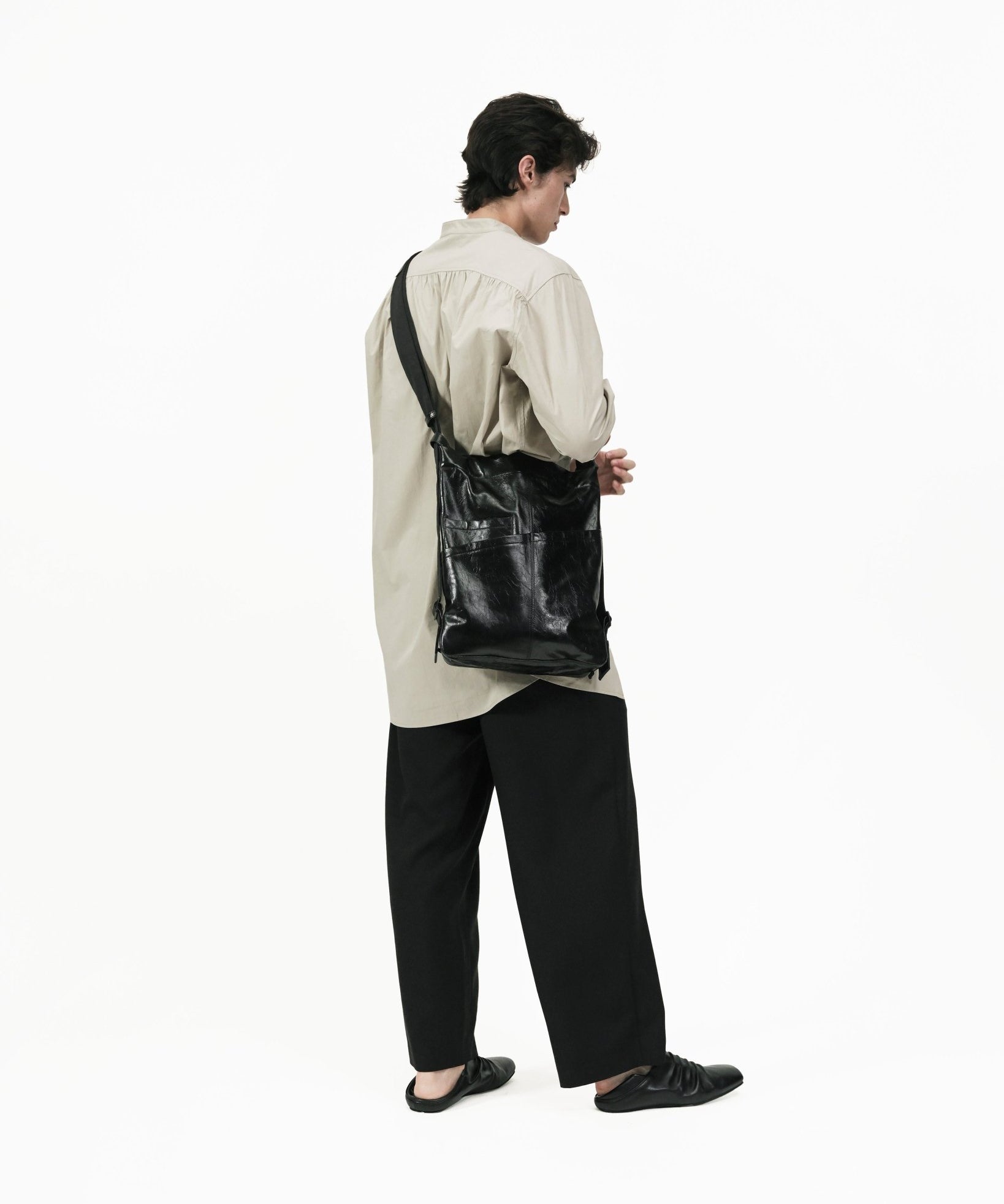 Leather Morph Sling - G R A Y E