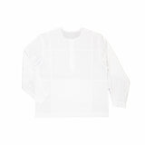 Oversized Linen Grid Shirt - Off White