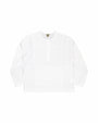 Oversized Linen Grid Shirt - Off White