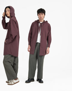 Long Scout Shirt - Plum - G R A Y E