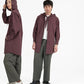 Long Scout Shirt - Plum - G R A Y E