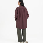 Long Scout Shirt - Plum - G R A Y E