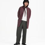 Long Scout Shirt - Plum - G R A Y E