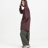 Long Scout Shirt - Plum - G R A Y E