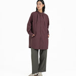 Long Scout Shirt - Plum - G R A Y E