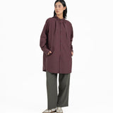 Long Scout Shirt - Plum - G R A Y E