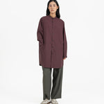 Long Scout Shirt - Plum - G R A Y E