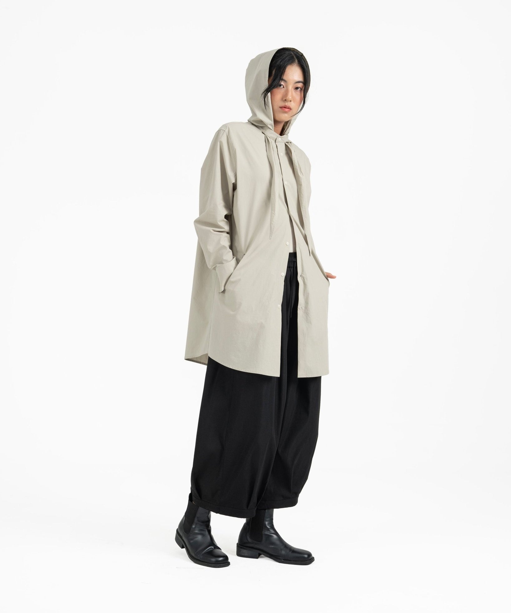 Long Scout Shirt - Sage Clay - G R A Y E
