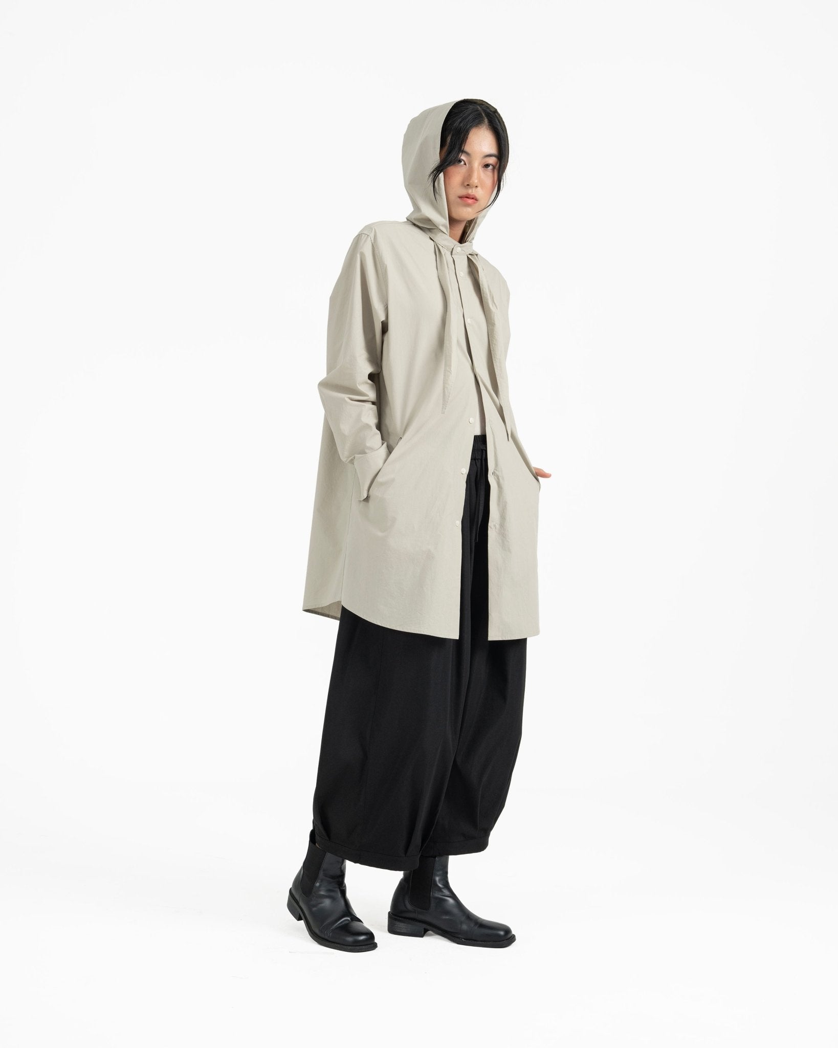 Long Scout Shirt - Sage Clay - G R A Y E