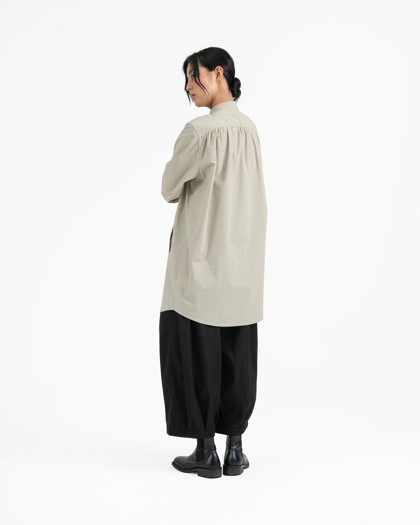 Long Scout Shirt - Sage Clay - G R A Y E