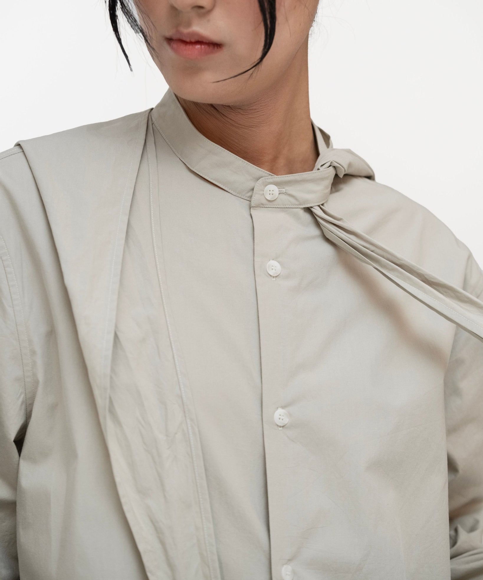 Long Scout Shirt - Sage Clay - G R A Y E