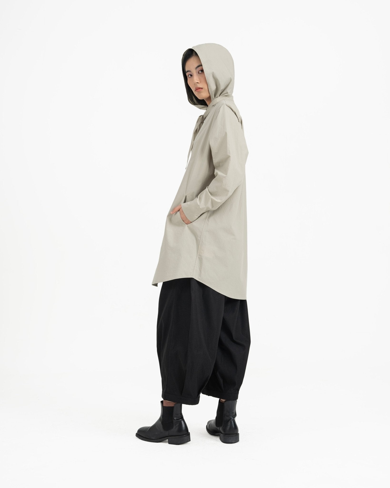 Long Scout Shirt - Sage Clay - G R A Y E