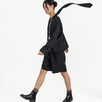 Mirage Tie Blazer - Black - G R A Y E