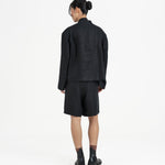 Mirage Tie Blazer - Black - G R A Y E