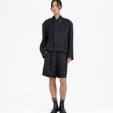 Mirage Tie Blazer - Black - G R A Y E