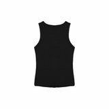 Modal - Cashmere Tank - Black - G R A Y E