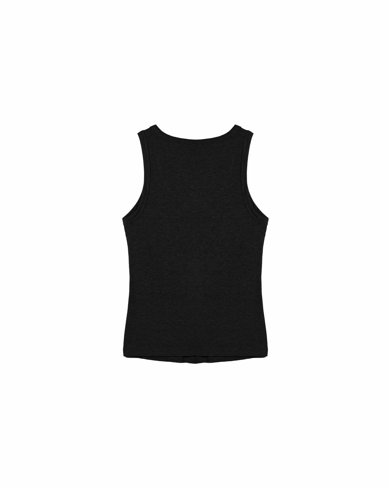 Modal - Cashmere Tank - Black - G R A Y E