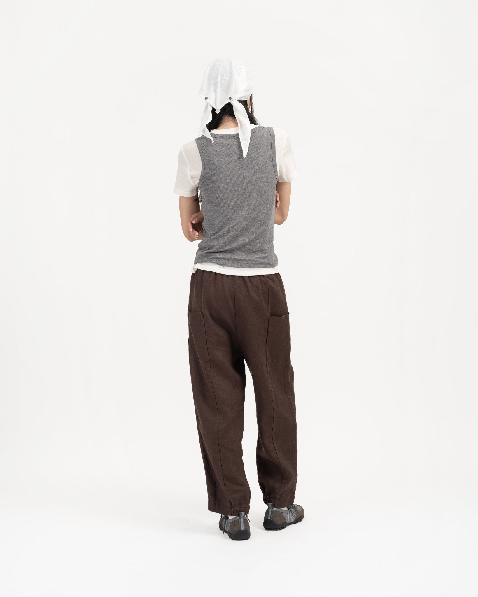 Modal - Cashmere Tank - Melange Gray - G R A Y E
