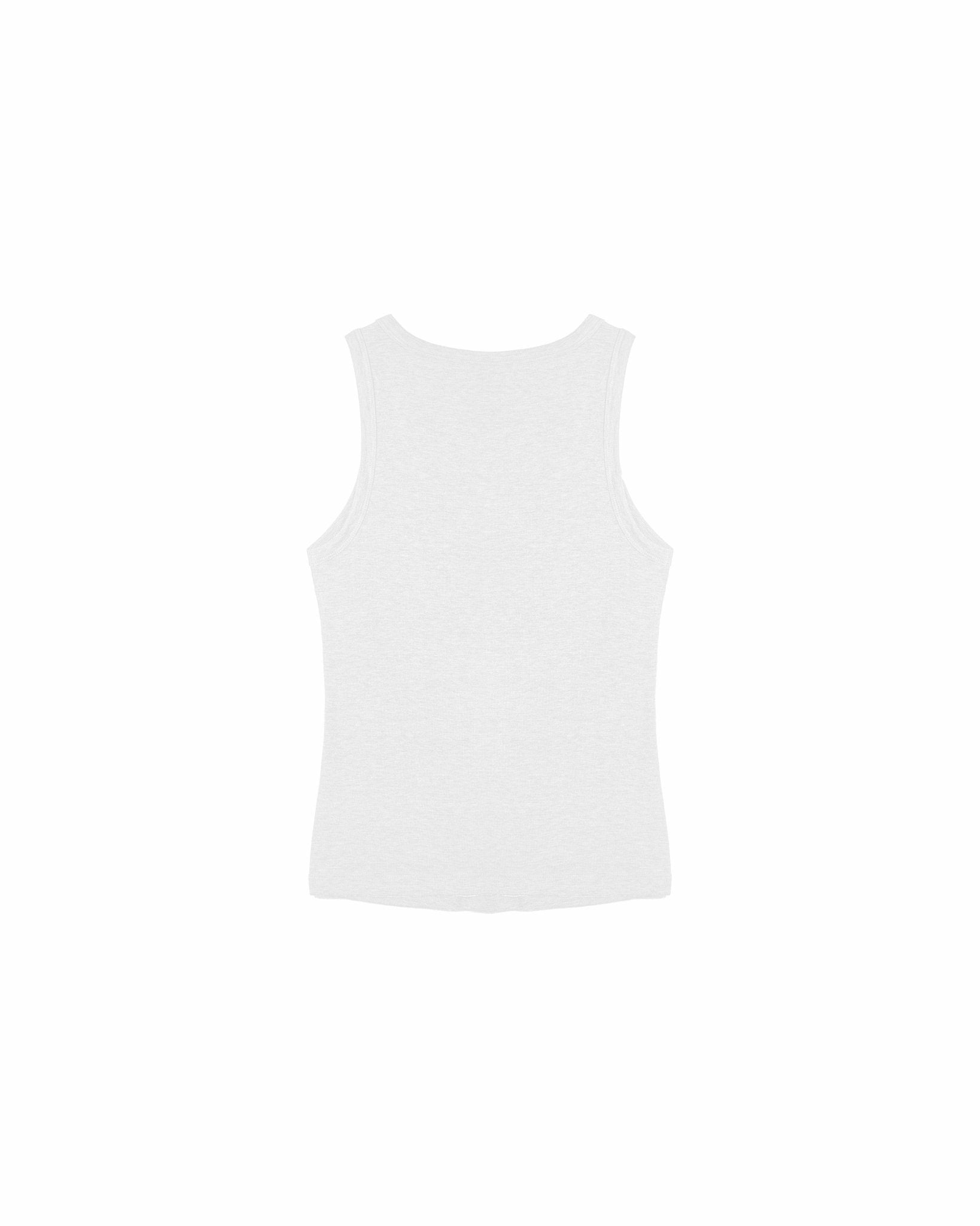 Modal - Cashmere Tank - White - G R A Y E