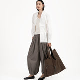 Modal - Cashmere Tank - White - G R A Y E