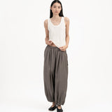 Modal - Cashmere Tank - White - G R A Y E