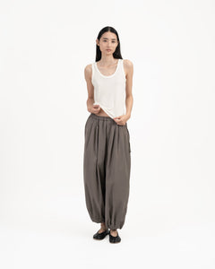 Modal - Cashmere Tank - White - G R A Y E